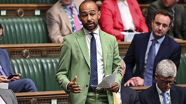 Josh speaking in parliament