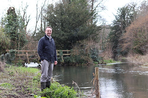 Danny by the river